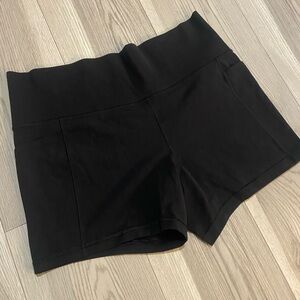 Athleta Black Biker Shorts Size XL